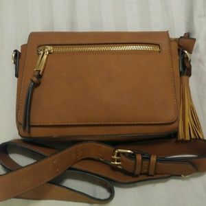 Violet Ray Brown Purse